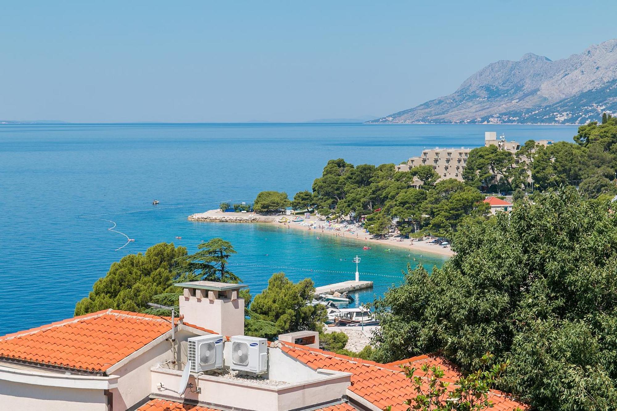 Apartments&rooms by the sea Brela, Makarska - 2752 Exteriör bild