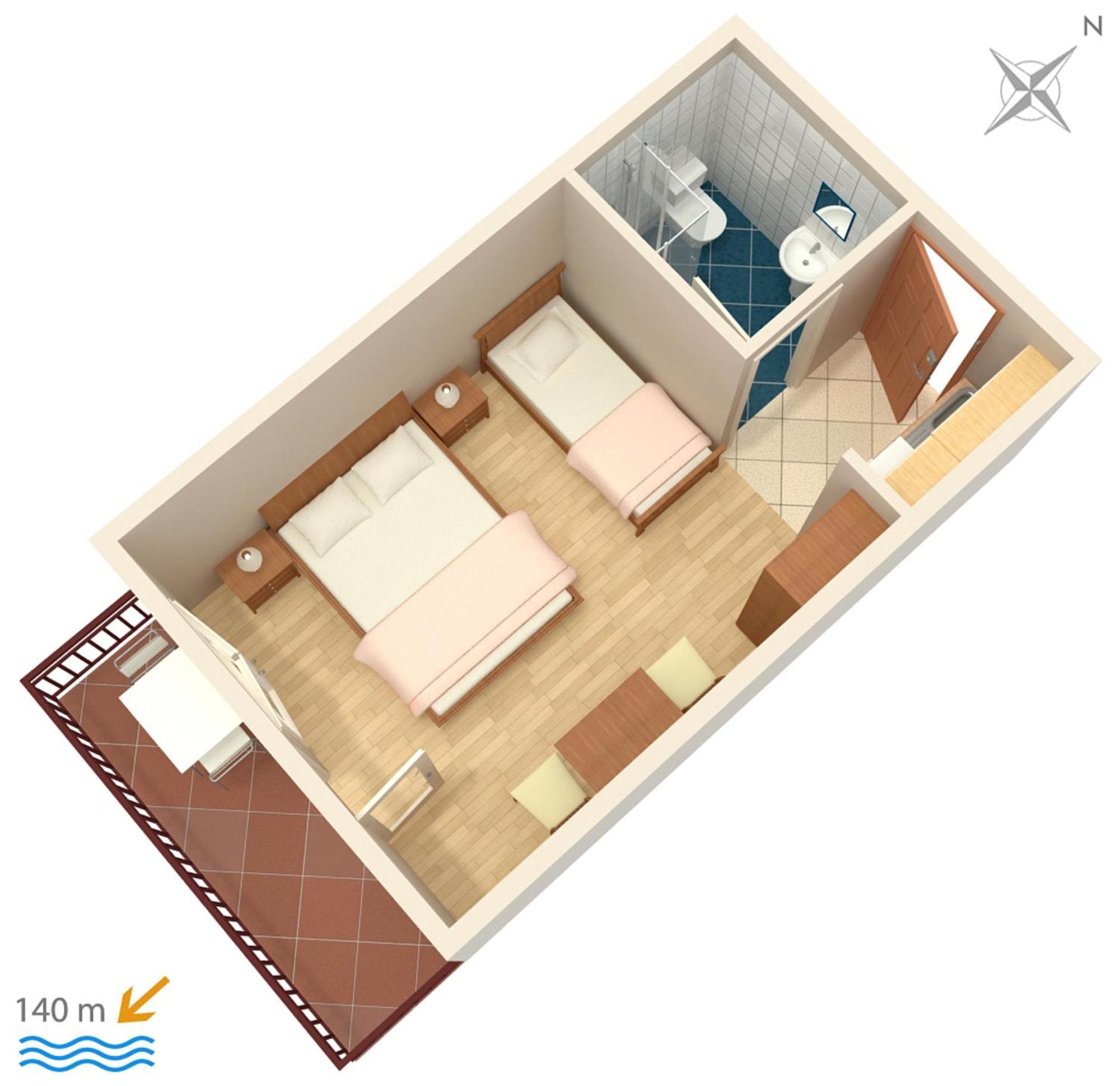 Apartments&rooms by the sea Brela, Makarska - 2752 Exteriör bild